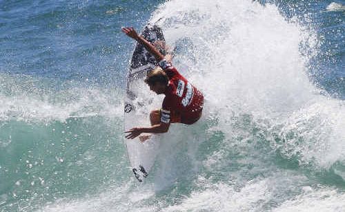 Defending champ Taj Burrow lights up the Breaka Burleigh Pro. Defending champ Taj Burrow lights up the Breaka Burleigh Pro.